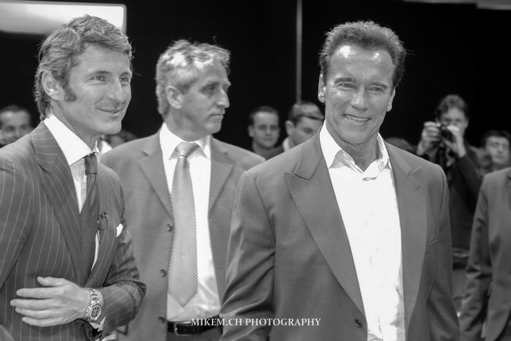 Stephan Winkelmann und Arnold Schwarzenegger